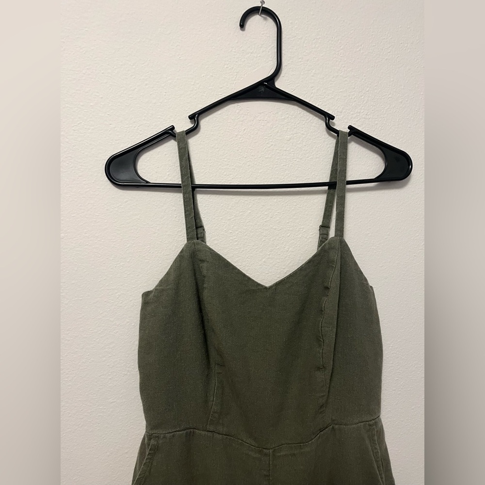 Old Navy Olive Green Jumpsuit - Picture 4 of 8